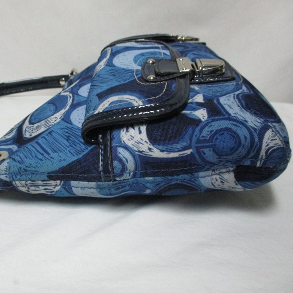 Coach Poppy 19882 Nylon Signature Hippie Purse Bag - Picture 11 of 15